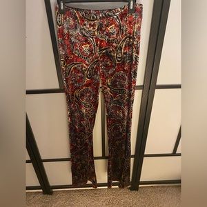 Forever 21 velvet flares size large